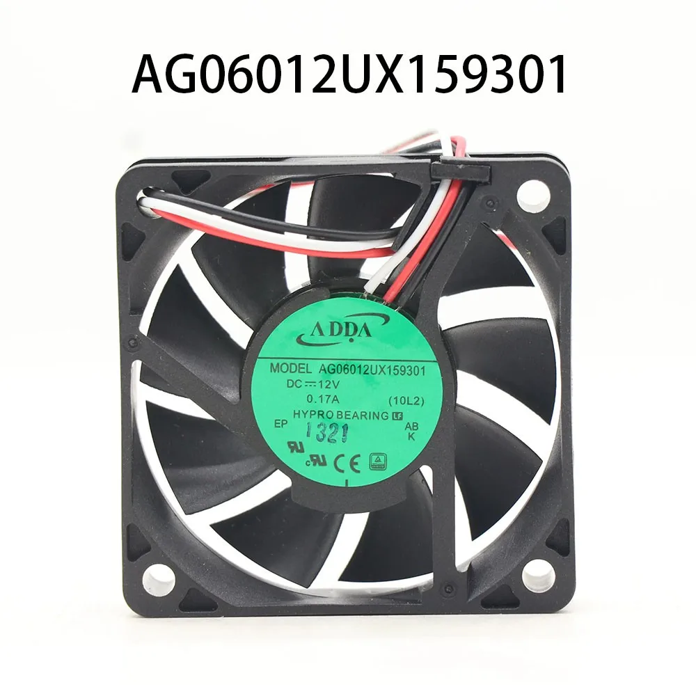 

Для корпуса низкой энергии ADDA, охлаждающий вентилятор 12 В постоянного тока 0,17 А 60*60*15 мм 3-проводной AG06012UX159301-