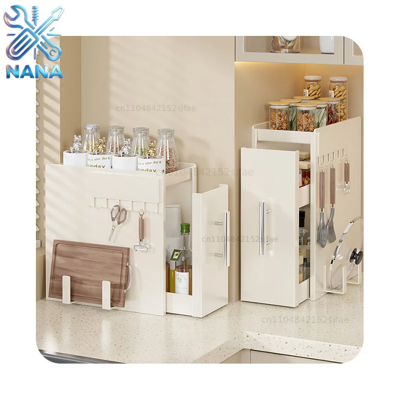 manufacturer wholesale cross-border non-punching rack, seasoning rack, hook wall storage accessories space