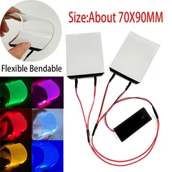 70 x90mm flessibile pieghevole Led Light Eyes kit per maschere per casco luci per gli occhi Cosplay modificato accessori fai da te puntelli possono ritagliare