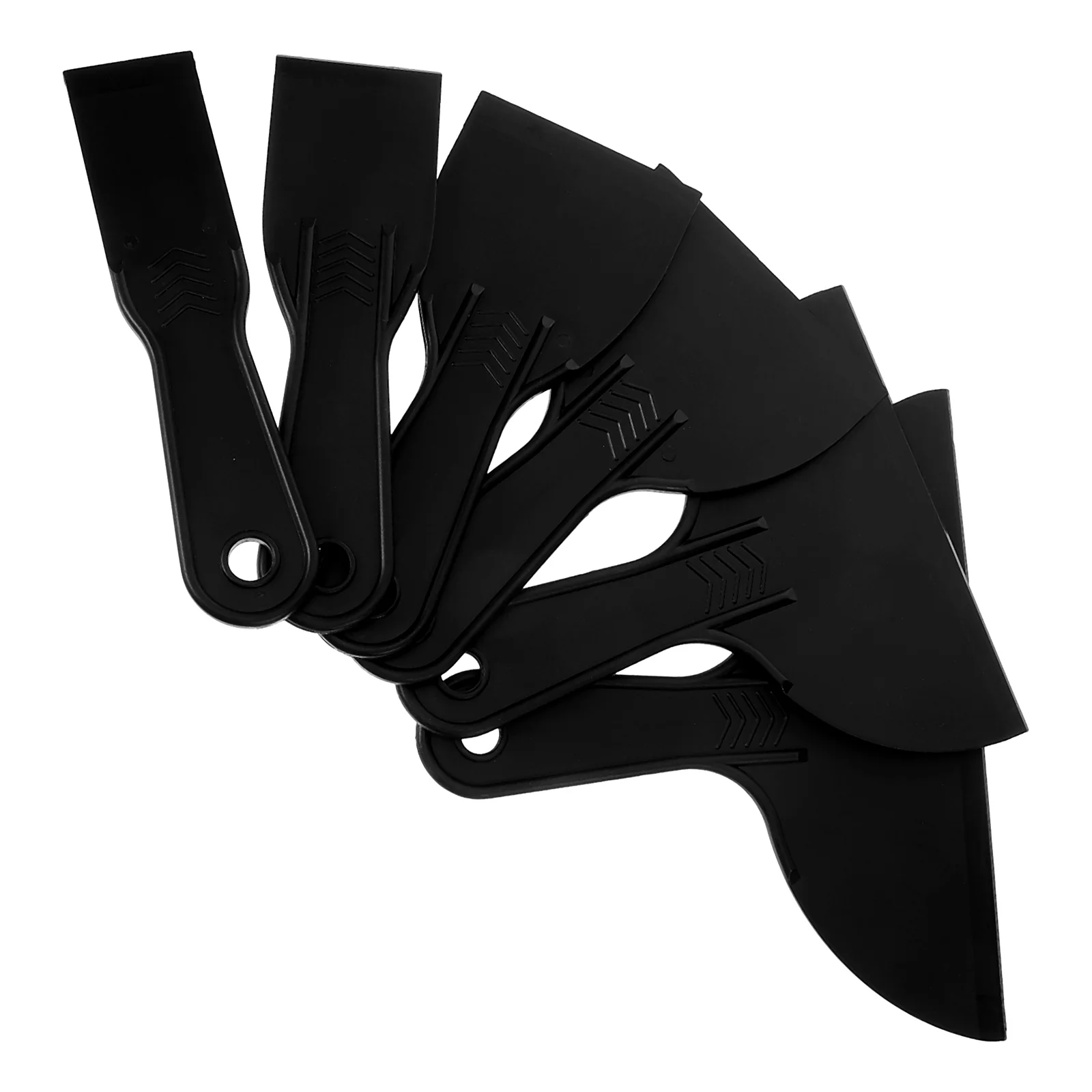 

6pcs Oil Paste Knife Set Plastic Scraper For Car Film Tools Wall Paper Application Kit Handicrafts Tools Home Improvement