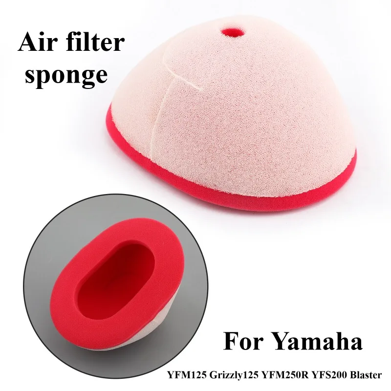 

Air Filter Sponge Element for Yamaha YFM125 Grizzly125 YFM250R YFS200 Blaster Air Intake Filter Cleaner Motorcycle Accessories