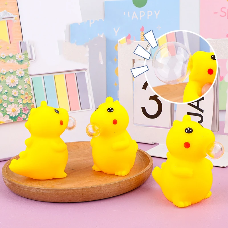 Kreative Dinosaurier Schlag Blase Dekompression Prise Spielzeug Squeeze Langsam Rebounce Sensorischen Vent Spielzeug Kawaii Tier Zappeln Spielzeug Geschenke