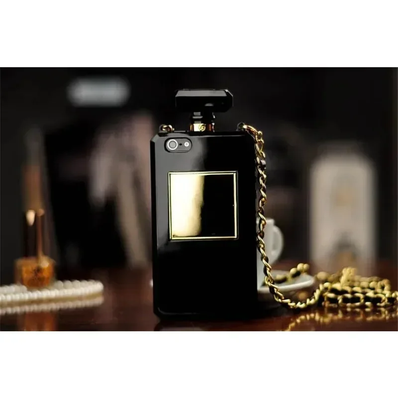 Perfume Bottle Lanyard Chain Case Cover for Samsung Galaxy S23 Ultra, S22, S24, S21, S10, Note 8, 9, 10, 20, Hot, High Puality