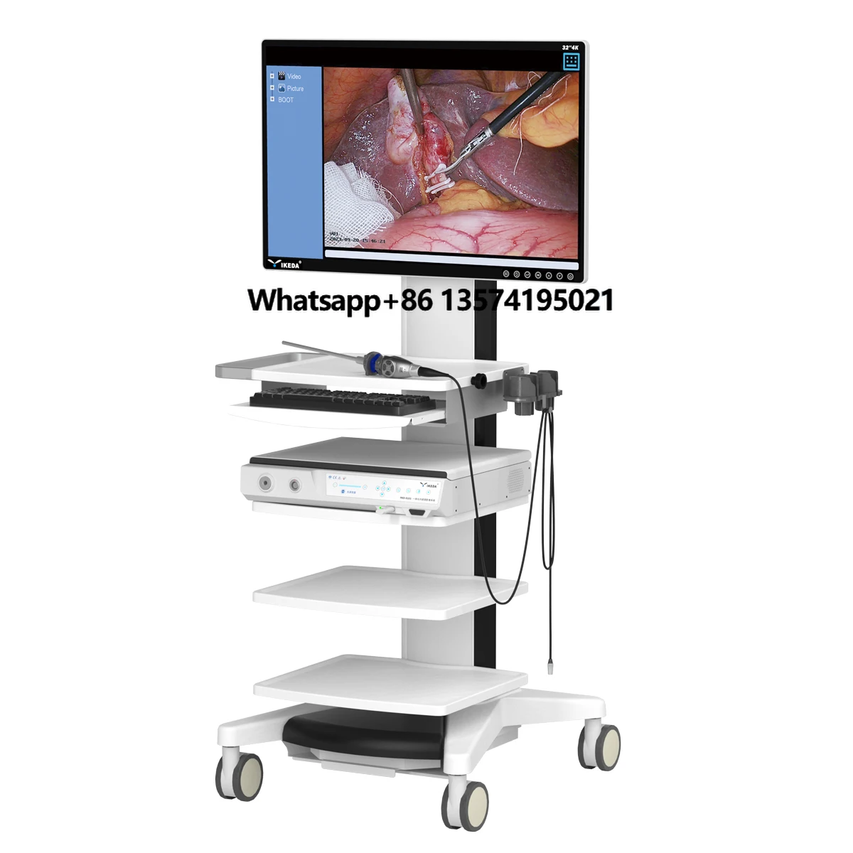 

IKEDA Hot Selling Full HD All-in-one Video Endoscope Endoscope Portable Design