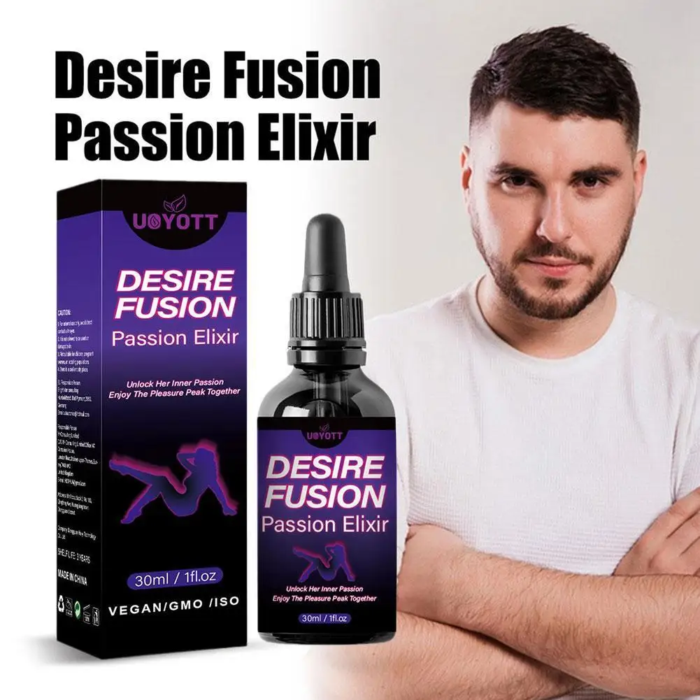 Desire Fusion Passion Elixir Opposite Attraction Drops Female Exciter Drops Sexual Stimulant Aphrodisiac For Women Sex Orgasmic