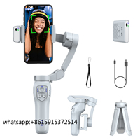 TLCRETE  Supply AI Smart L7Cpro Gimbal Stabilizer with Mini Tripod Foldable Handheld Selfie Stick Video Vlog Maker Mobile Phones
