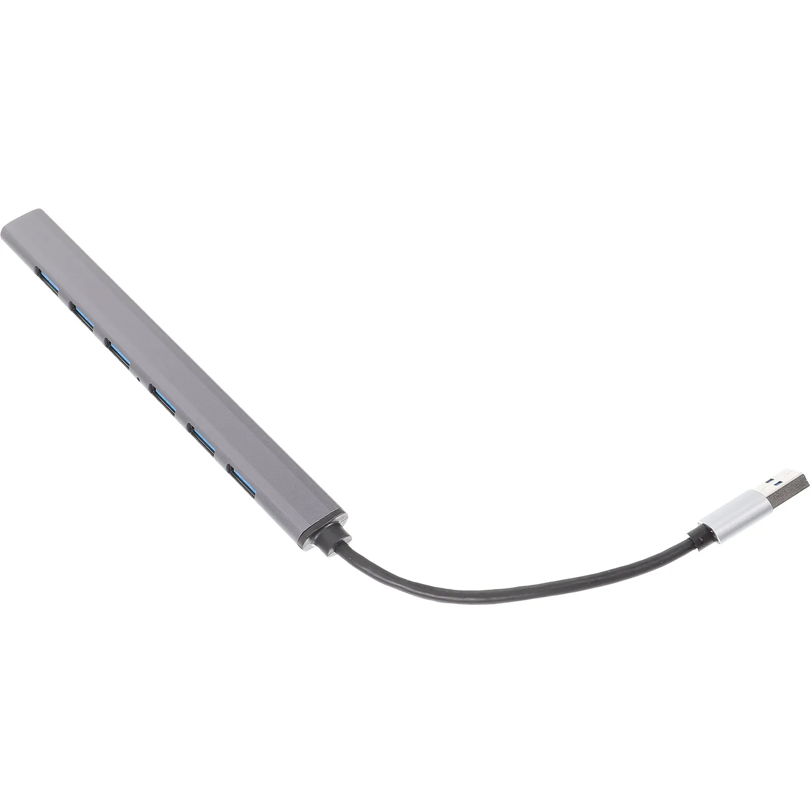 7-Port USB Port Hub Aluminum Alloy Fast Heat Dissipation USB Adapter for Laptop Computer Multi Device Connection