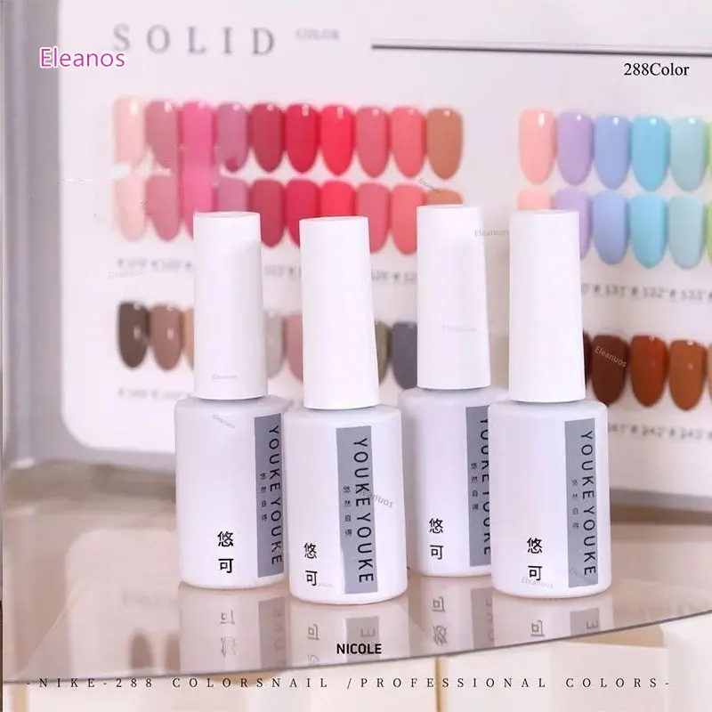 288 couleurs 15ML Soak Off UV LED Kit de Gel pour ongles avec nuancier Salon de Nail Art ensemble de vernis Gel Kit de Gel Kit d'apprentissage de vernis à ongles