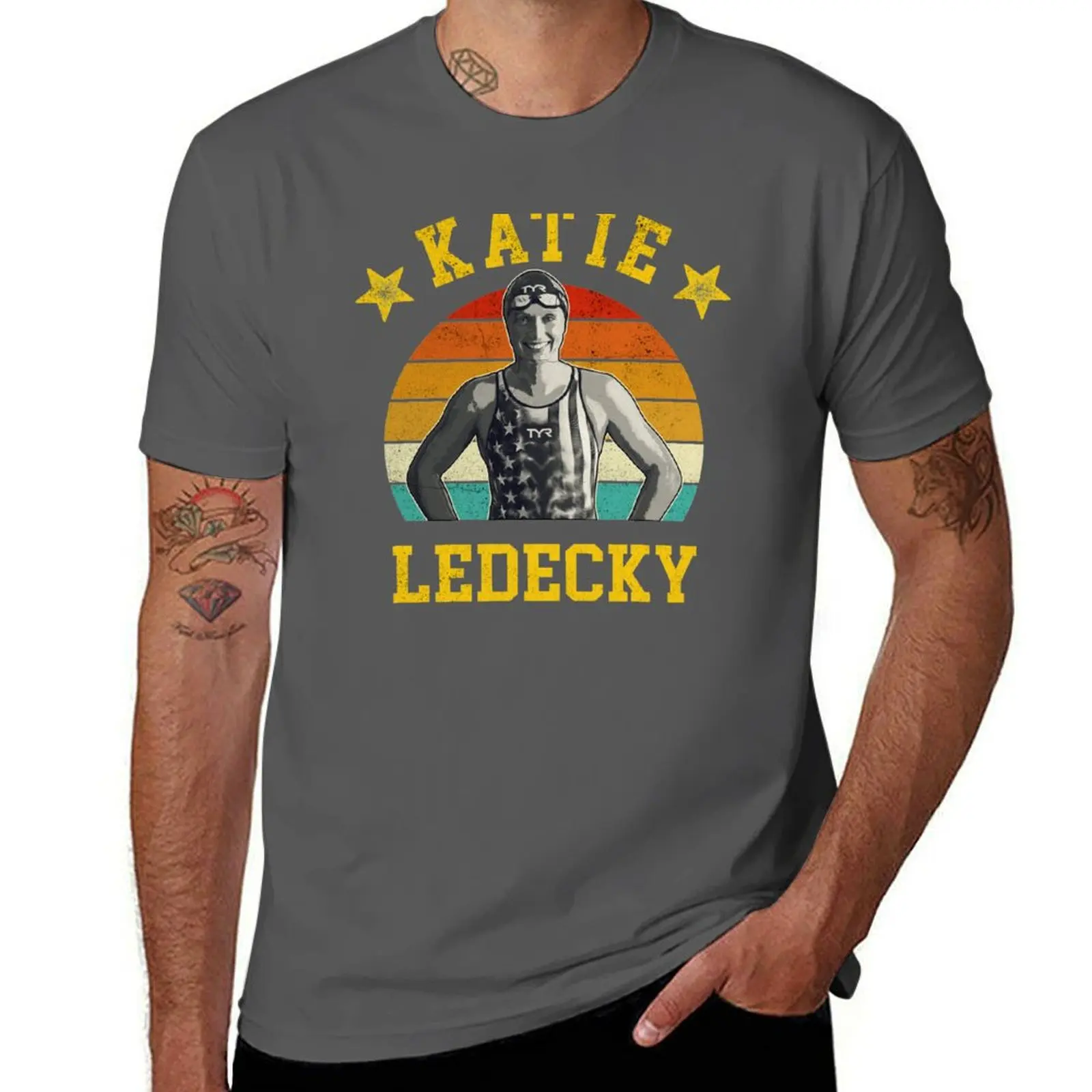 

Katie Ledecky T-Shirt t shirt man casual man t shirt luxury t shirt for man 100 percent cotton T-Shirt