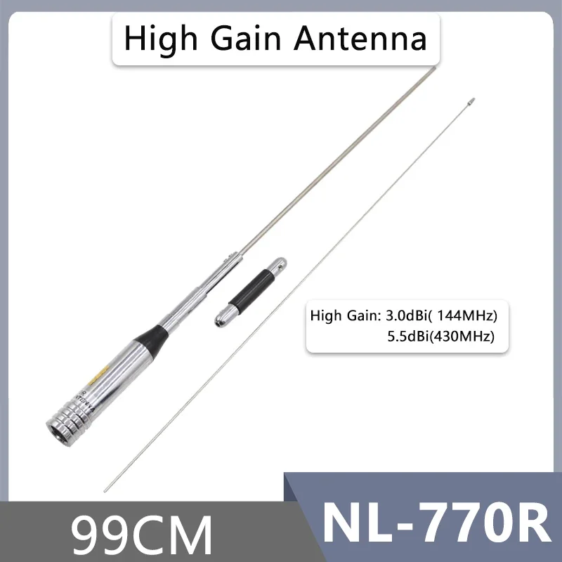 Nagoya NL-770R Dual Band Antenna QYT KT-8900 KT-8900D 780 980Plus Walkie Talkie UHF VHF 144-430MHz Car Mobile Radio Accessories