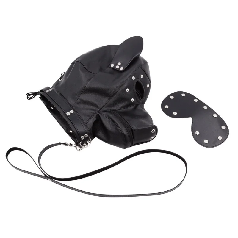 Sesso erotico Maschera divertente unisex Copritesta di cane Festa di Halloween Costume di carnevale Puntelli Discoteca Maschera da ballo Vesti maschera cosplay