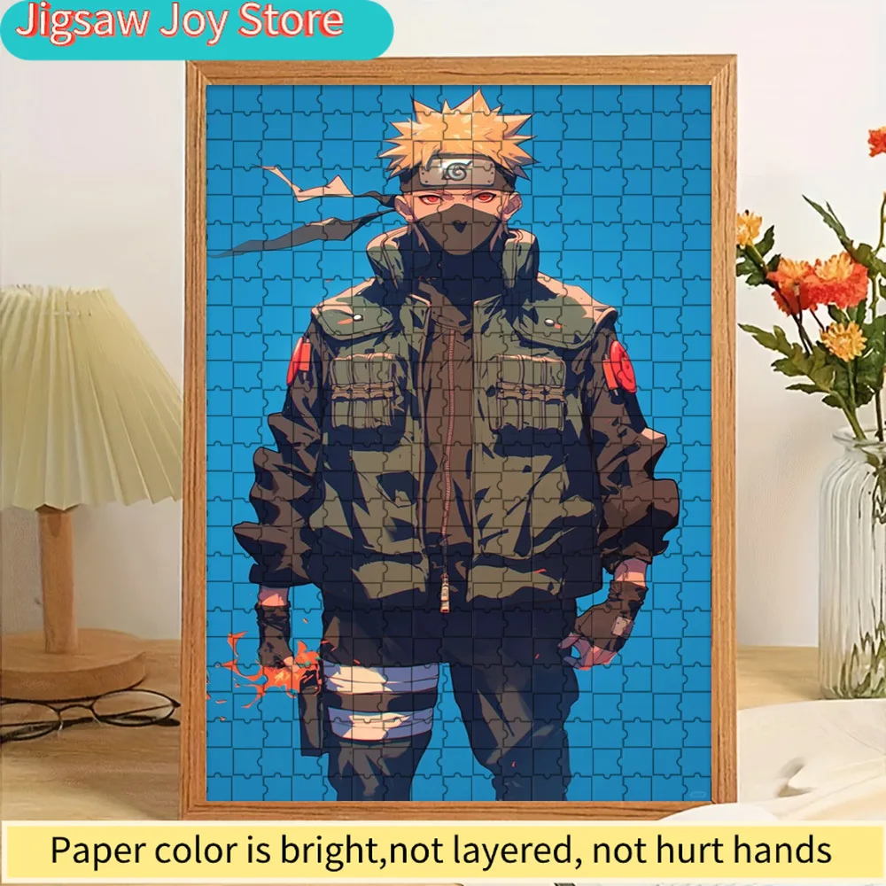 

Anime Crossover Naruto Uzumaki Tactical Vest Fire Jutsu Scene Paper Puzzle, Premium High Definition Vivid Print, Smooth Burr-Fre