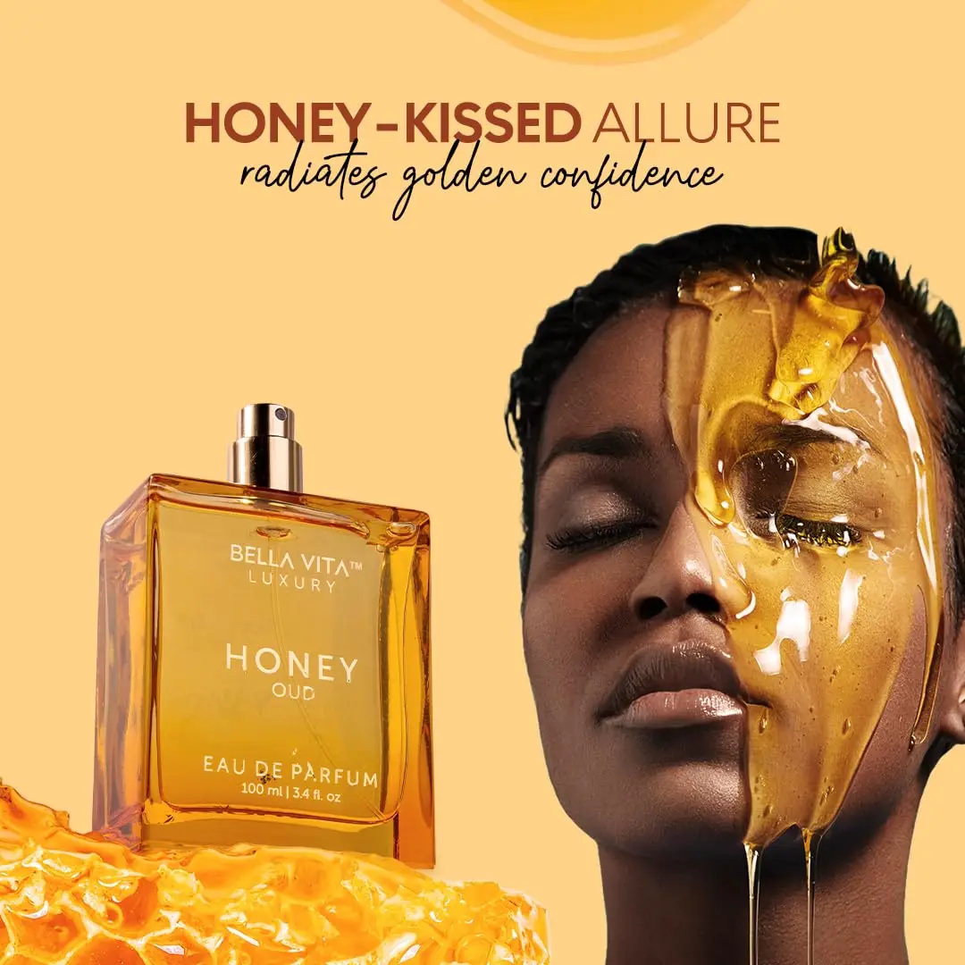 BellaVita Luxury Honey Oud Eau de Parfum Spray 100ml عطور عربية أصلية تدوم طويلاً للجنسين عطر كولونيا هدية مكياج