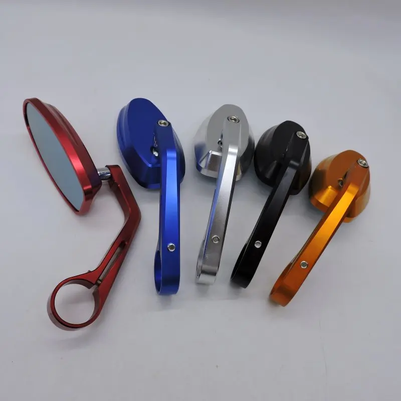 

Universal Fit 22/25MM Handlebar Aluminum Alloy Motocycle Rearview Mirrors End Motor Side Mirrors Cafe Racer Accessories