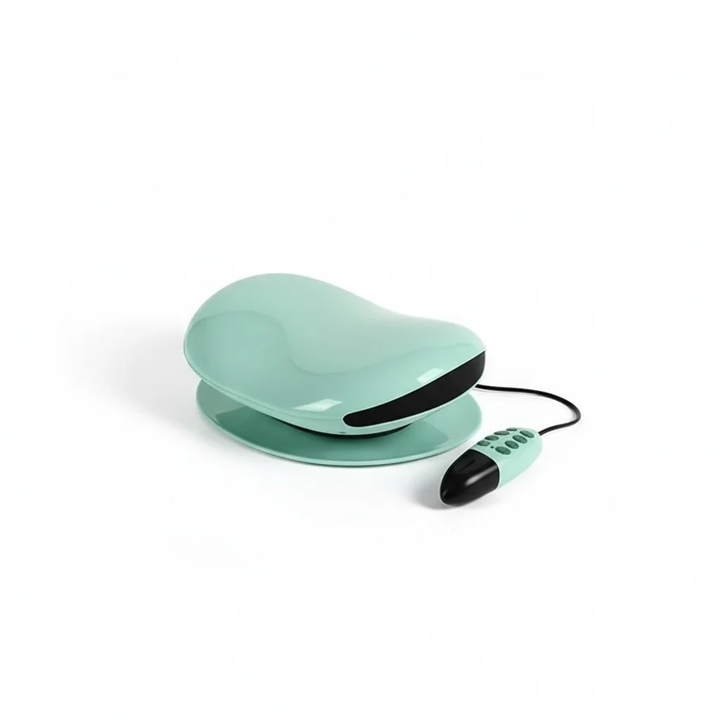 

Cordless Waist Massager, 2000mAh EMS Vibration Lumbar Vertebra Belt, Hot Compress Heating Pad for Period Pain Relief