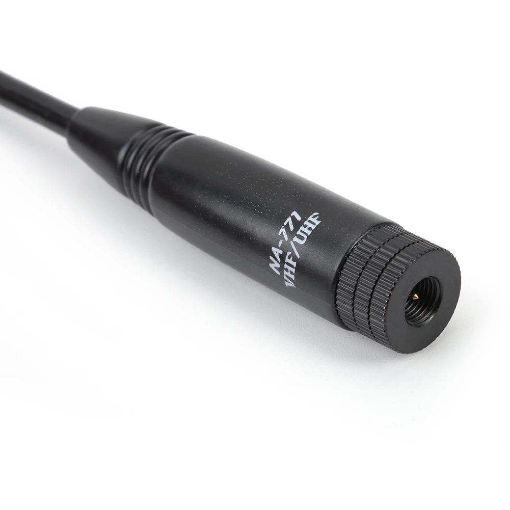 Dual Band High Gain SMA-M Male Antenna Black Simple and  2.15dBi 10W for BAOFENG UV-3R UV-100 UV-200 Radio 38cm