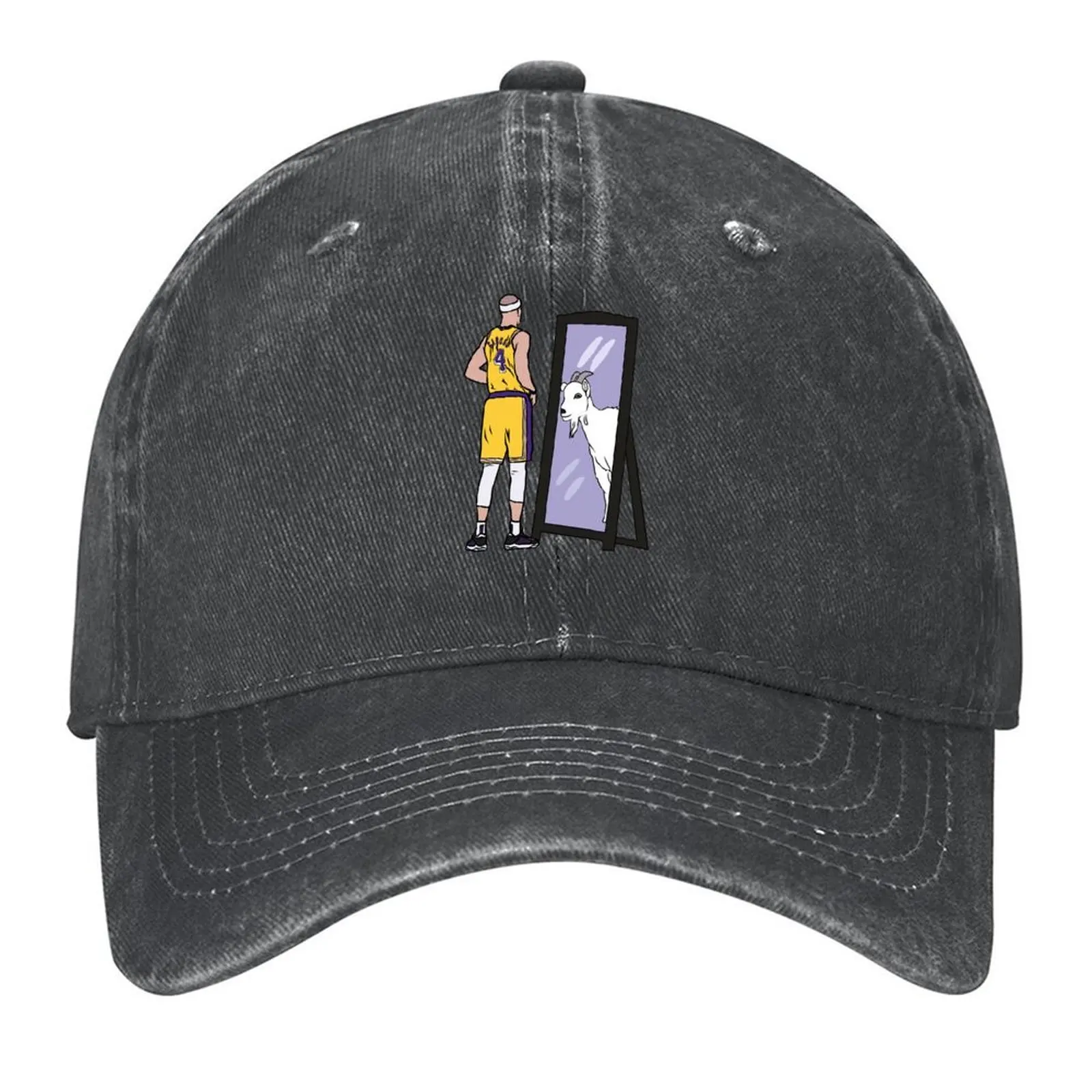 

Alex Caruso Mirror GOAT Baseball Cap Golf Wear beach hat Vintage sun hat Women's 2025 Men's