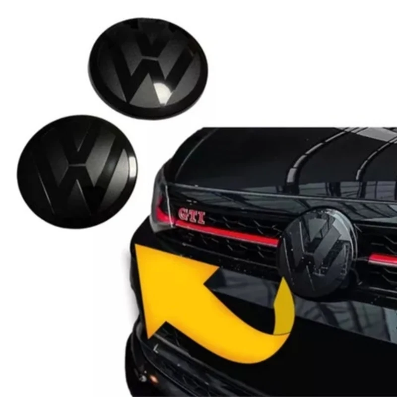 Not Affect ACC Auto-Frontgrill, hinterer Kofferraum-Emblem-Deckel für Volkswagen Golf 6/7/7,5/8/Passat /Polo /CC/ Jetta/Tiguan