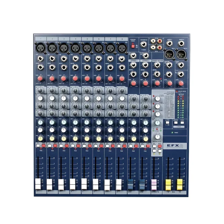 Soundcraft style EFX8 8 channel mixer mixing console for club live show