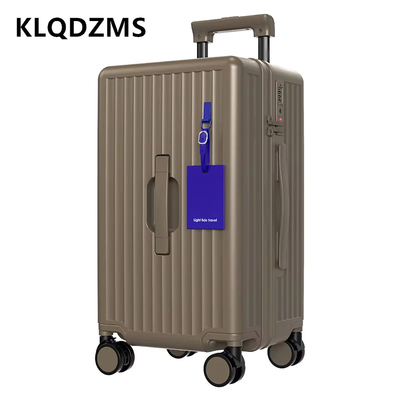 KLQDZMS Suitcase on Wheels Large Capacity Trolley Case 20 Inches Boarding Box 24