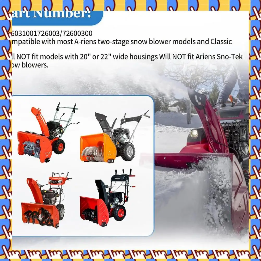 

A79I 72603100 Обувь для снегоочистителей для снегоочистителей Ariens, комплект обуви для снегоочистителей с монтажным оборудованием (2 шт.)