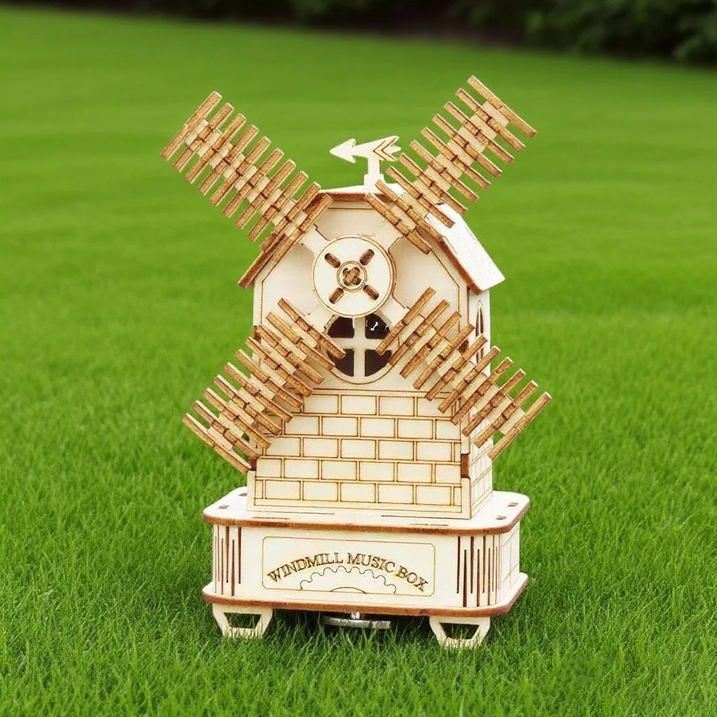 

Build Your Own Jewelry Musical and 3D Wooden Puzzle Model Kit - a fun and educational DIY gift!