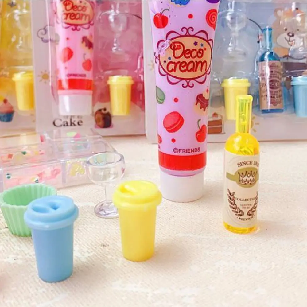 Juego de juguete artesanal DIY, fabricación de helados, casa de juegos, juguete de simulación de Gel, juego de crema de simulación, entretenimiento de ocio, juego hecho a mano DIY
