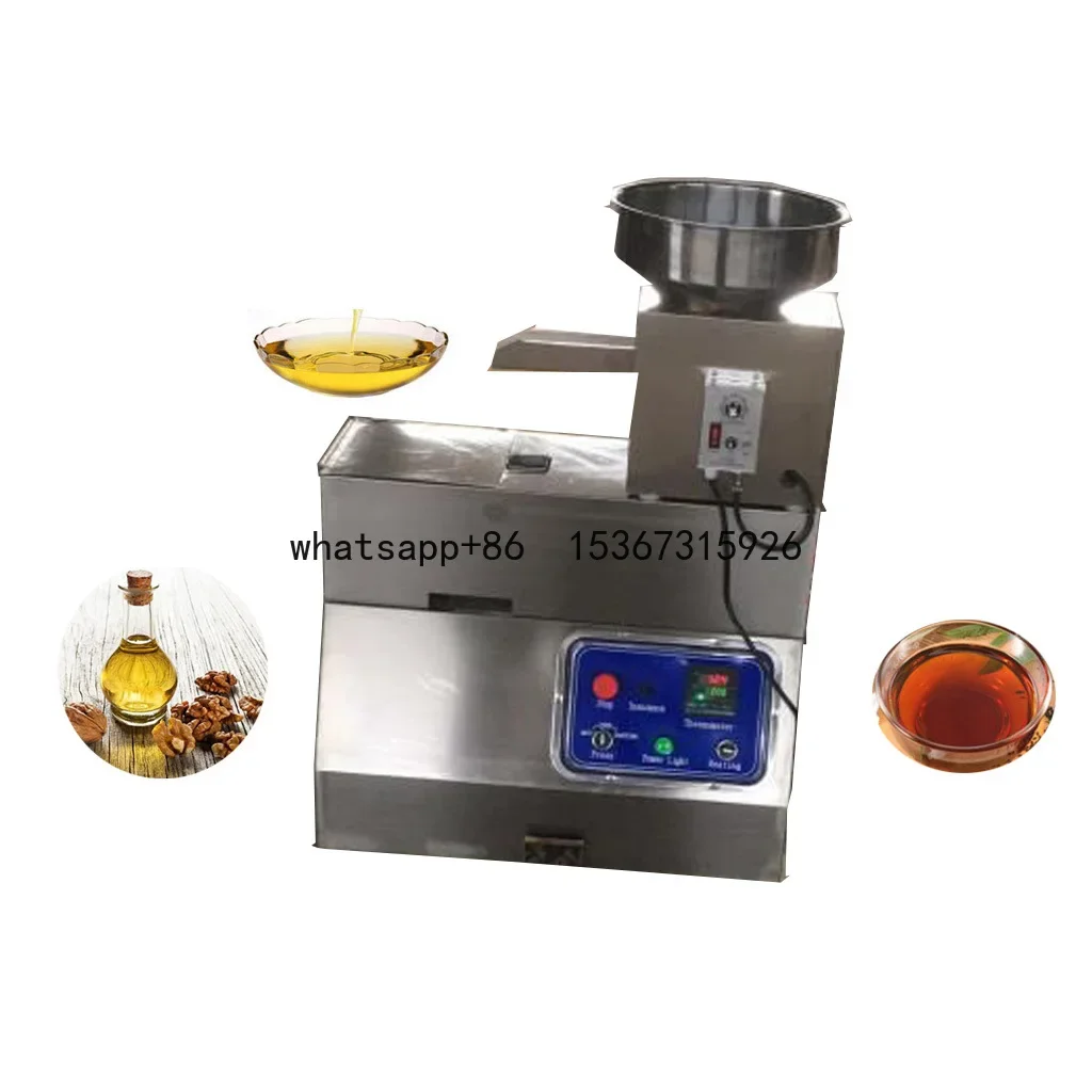 

15kg/hour hot pressing peanut sesame coconut oil machine HJ-P58 sunflower seeds oil extracting machine