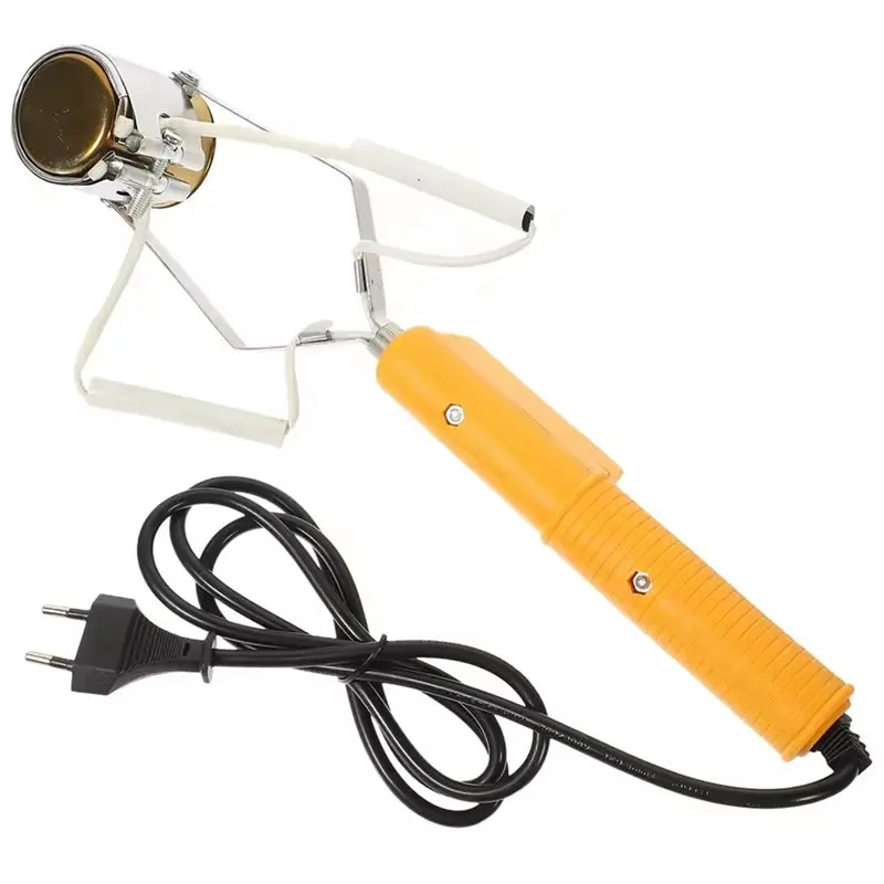 AB34-150W Adjustable Temperature Handheld Electric Tin Melting Pot Furnace For Metal Pendants - EU Plug