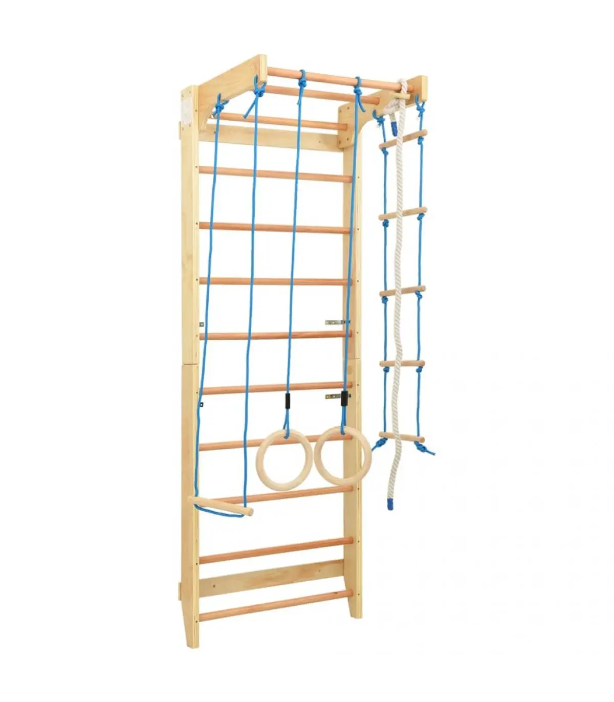 Playground playground indoor climbing with trellis wood rings