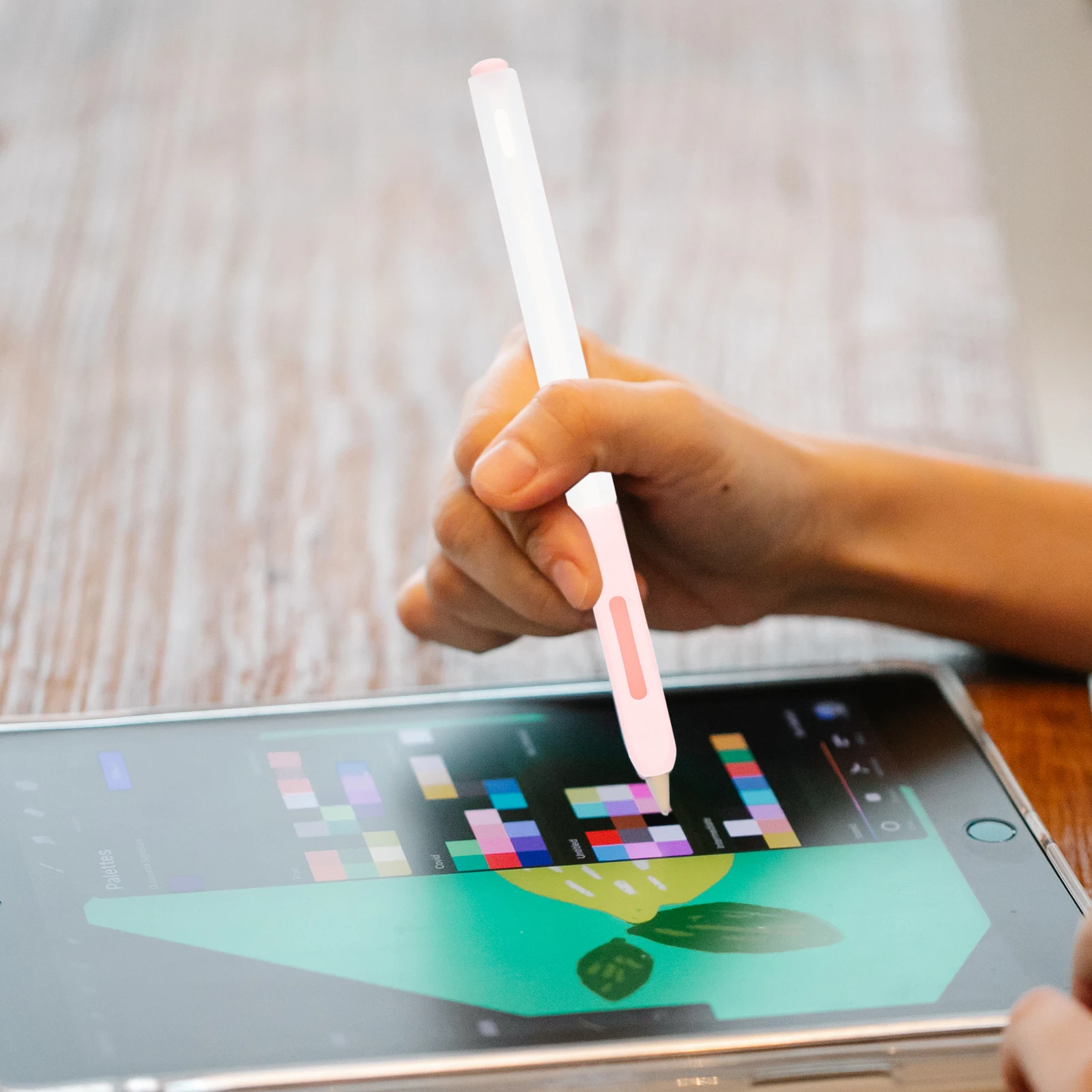 

Silicone Pencil Sleeve Protective Case Decorative Stylus Cover Anti Slip Fine Workmanship Practical Gift Idea Stylish Design Pen