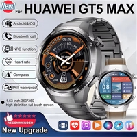 New Original for Huawei GT5 PRO Smart Watch High-end Men AMOLED Screen BT Call Sport Bracelet Heart Rate Blood sugar smart watch