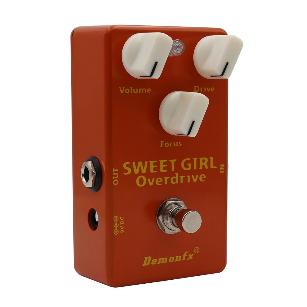 Demonfx-SWEET GIRL Drive Guitar Effect Pedal, Overdrive Plugins  High quality devices, New