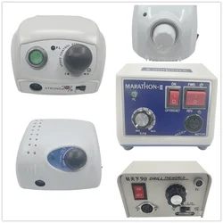 65W LAAOVE Power Control Box For Micromotor Handpiece Strong 210 Manicure Pedicure machine Electric Nail Drill Pedal Equipment