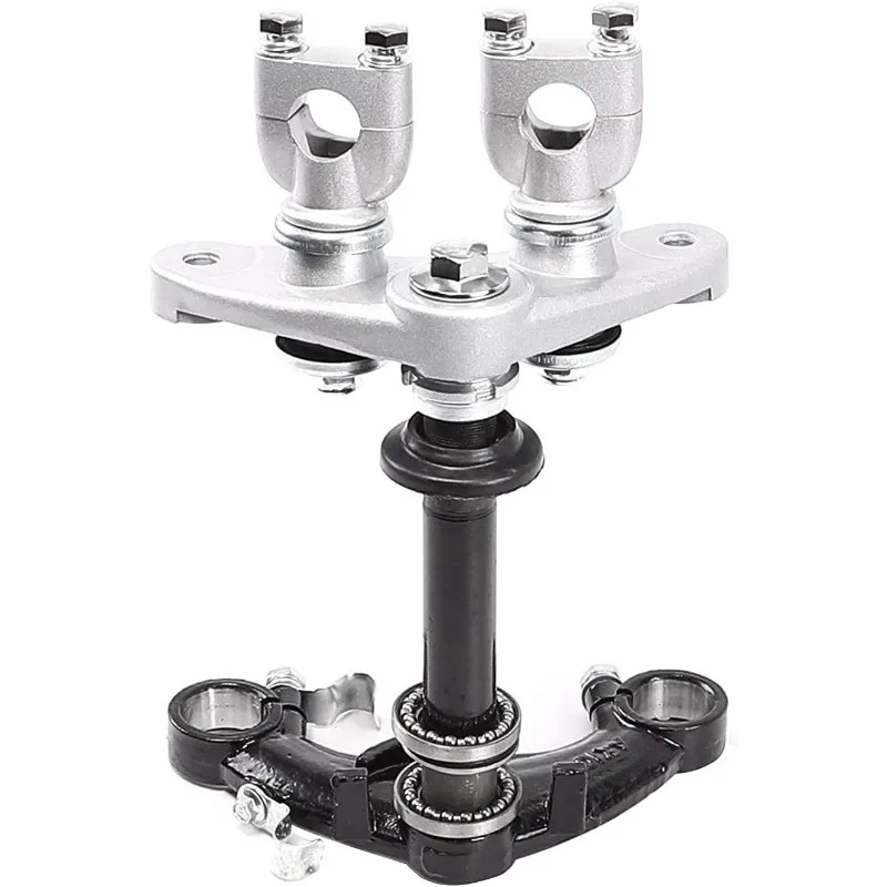 CRF50 70cc 90cc 110cc 먼지 자전거 드럼 브레이크 용 트리플 트리 핸들 바 라이저 클램프가있는 27mm 프론트 포크 서스펜션 충격