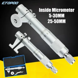 High quality 5-30mm  25-50mm Inside micrometer internal measuring micrometer vernier gauge