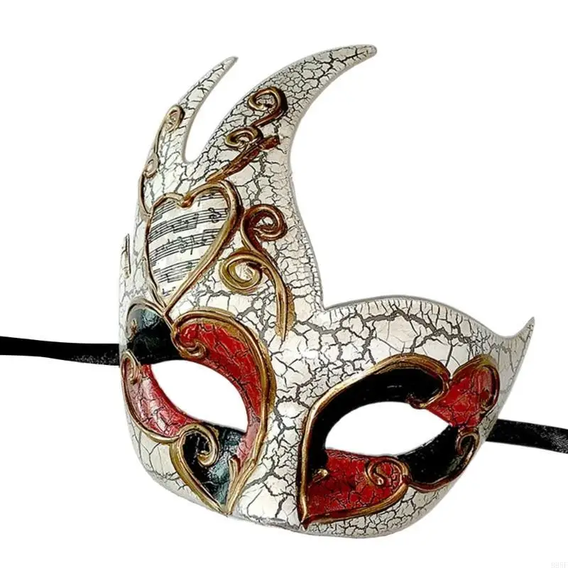 B95F Masquerade półmaska ​​dla kobiet mężczyzn Halloween karnawały, Halloween maska ​​na oczy Masquerade maska ​​na oczy