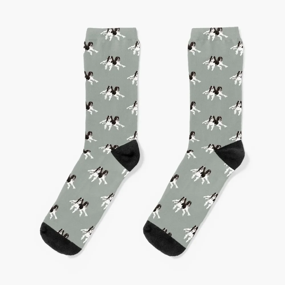 

Springer Spaniel Buddies Socks hockey christmas gift Socks Ladies Men's