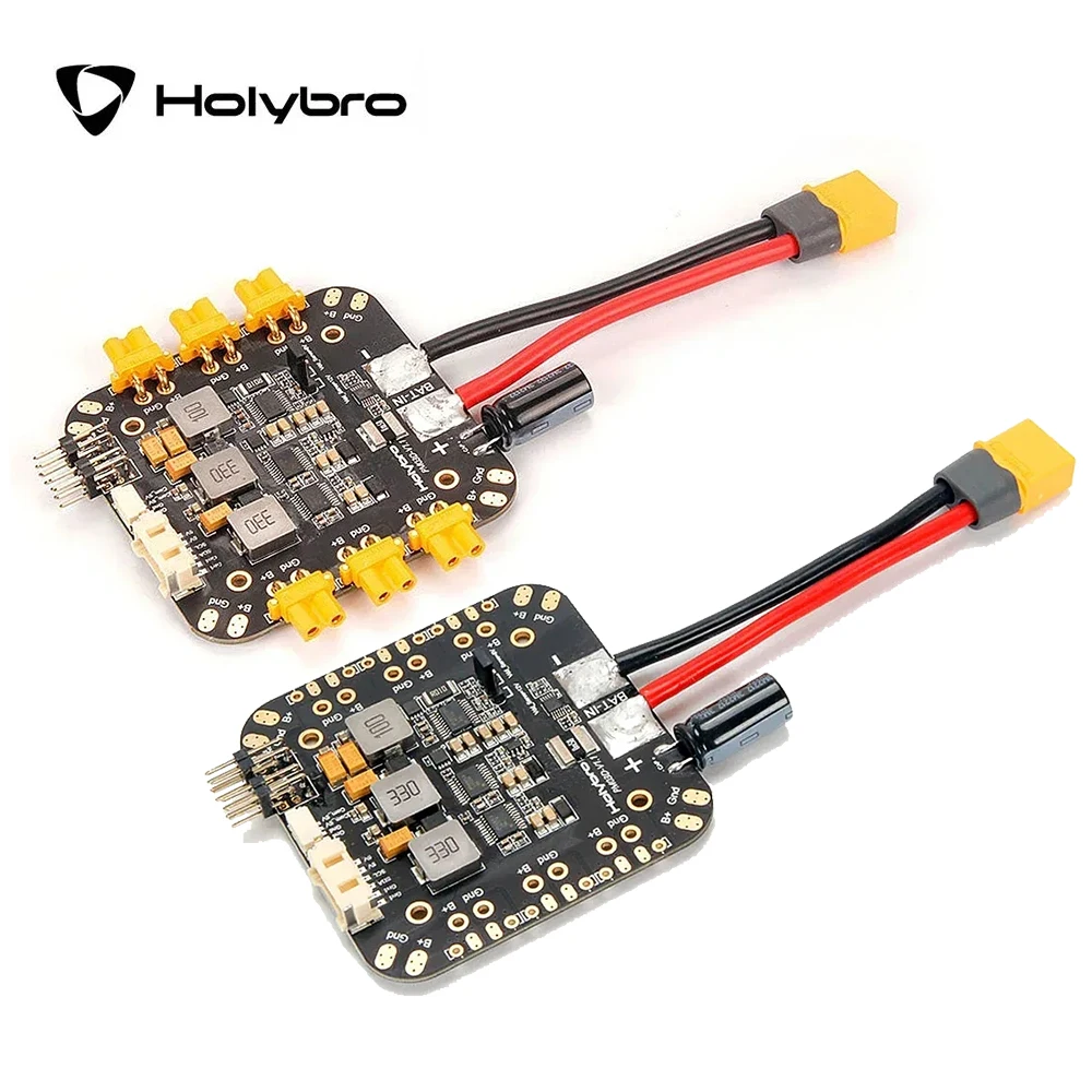 

Holybro PM03D Power Module Compatible to Flight Controller Uses I2C Power Monitor W/ XT30 XT60 Connectors for RC FPV Drone Parts
