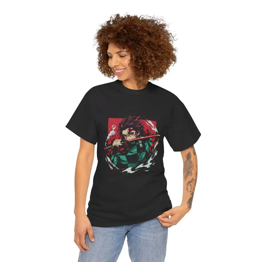 Kimetsu No Yaiba T-Shirt - Kamado Tajiro Shirt - Tanjiro Kamado Demon Tee