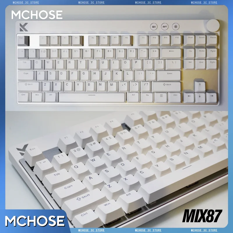 

Official MCHOSE Mix87 Super Gaming Keyboard 87 Layout 0.001mm RT Accuracy 8kHz Polling Rate Beast Mod 0.08ms Ultra Low Latency