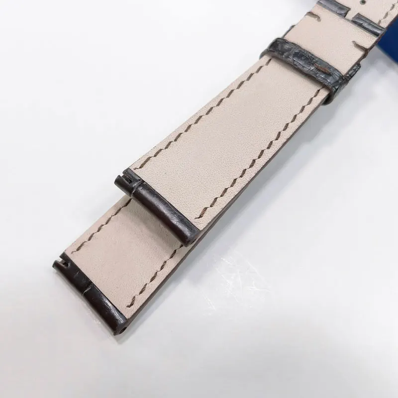 FUYIJIA Nile Crocodile Skin Watchbands Custom Substitute P-atekPhilippe 5146 4947 Strap 16MM 19MM 20MM 21MM Genuine Leather Belt