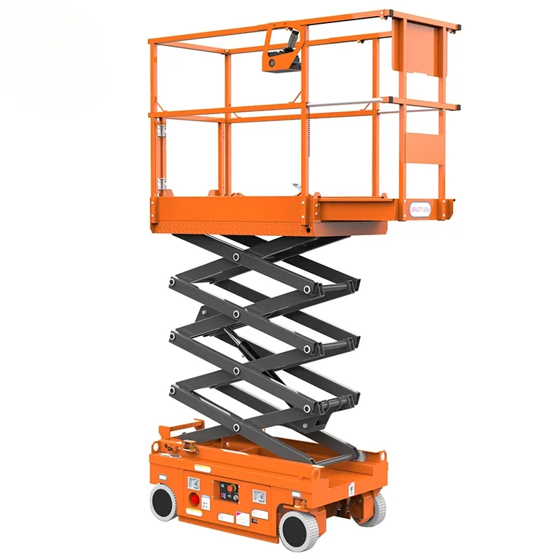 European Indoor 5m mini electric aerial work platform small scissor lift