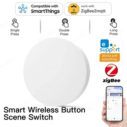 Zigbee Smart Push Button interruttore Wireless eWeLink App telecomando automazione interruttore scena funziona con SmartThings zigbe2mqtt