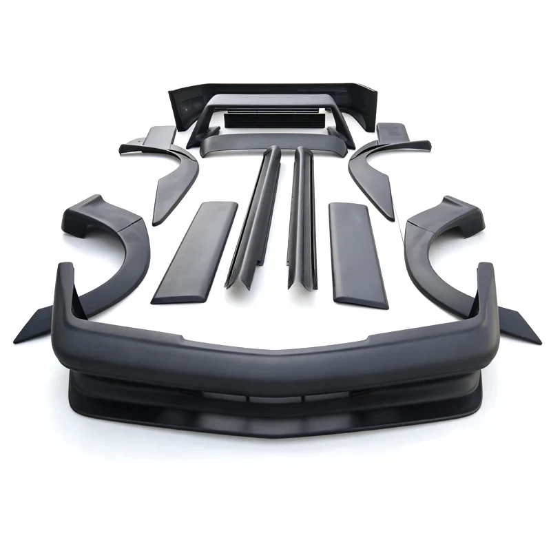 High Quality Tuning Evo Style Body Kit Fr/Rr Bumpers Spoiler Side Skirts Wide Wheel Arches for E Class W124