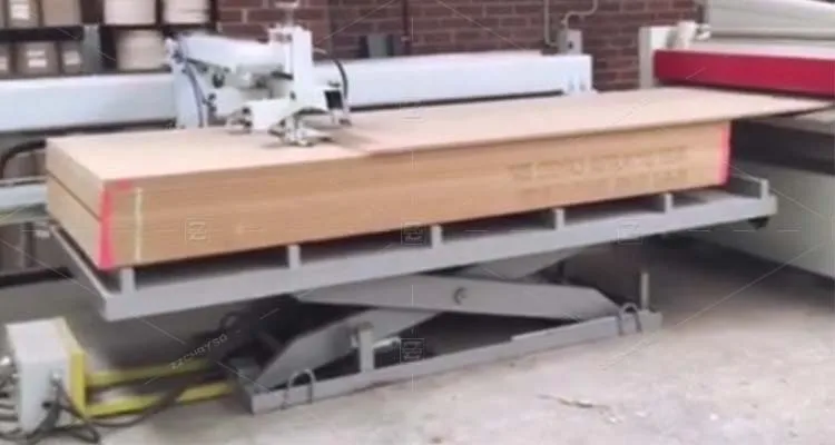 High Quality Board Feeding Table Chipboard Input Automatic Panel Feeding Arm Pushing Table Machine for Sale