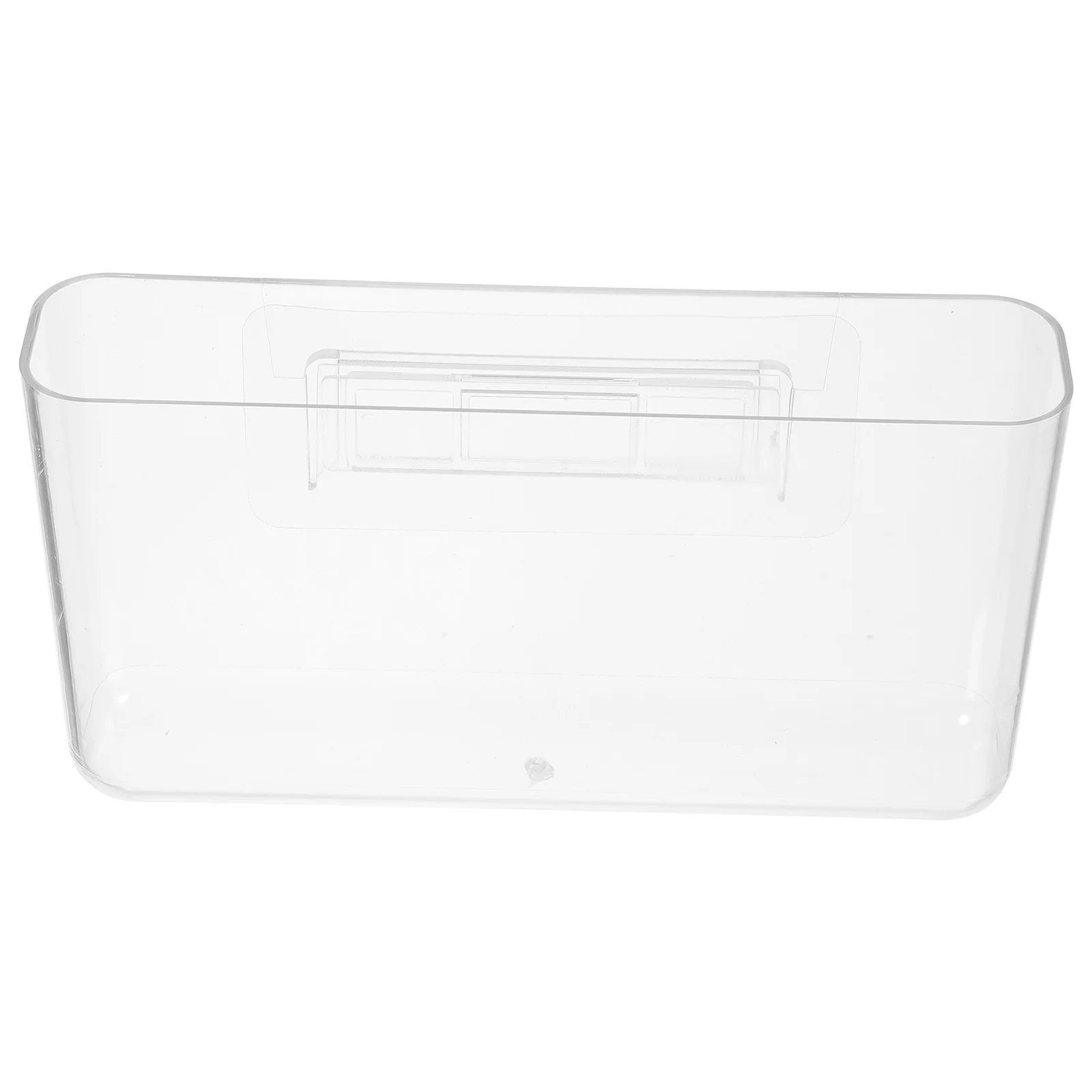 Transparent Desktop Storage Box Wall Shelf Pen Holder Kawaii Accessories School Supplies Japanese Stationery Cup Decor