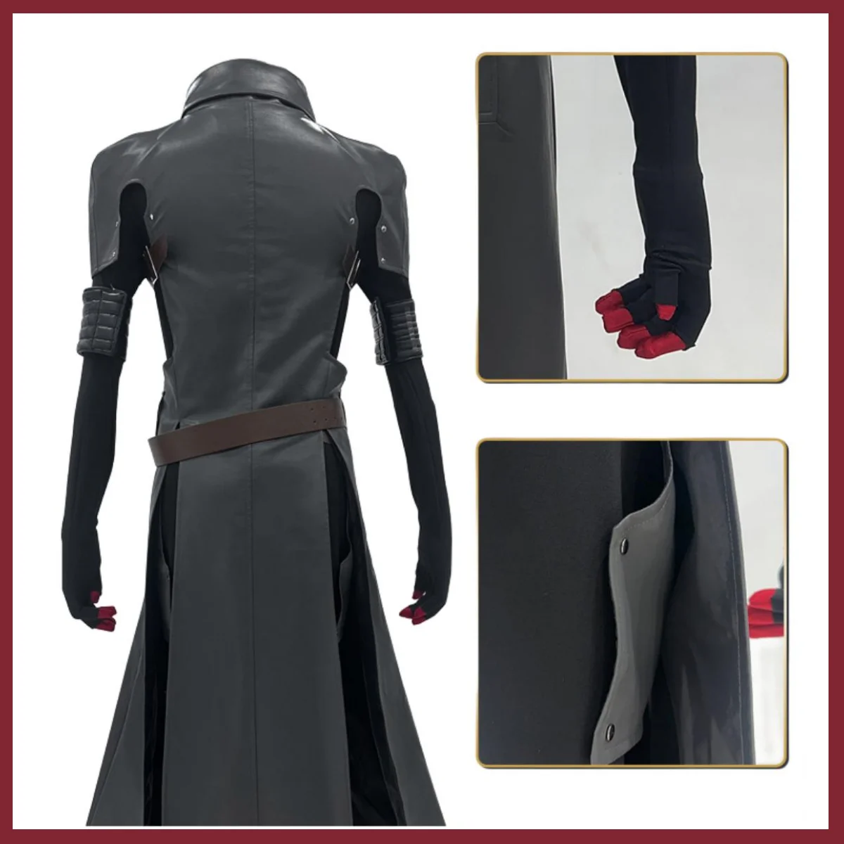 Game Persona 5: The Phantom X Wonder Costume Cosplay P5X cappotto in ecopelle Trench uniforme Set completo uomo Halloween Carnival Suit