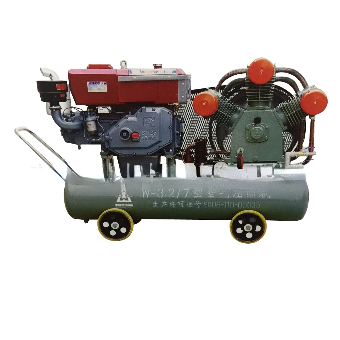 

Yinchao W-3.2/7 diesel-powered piston air compressor 1125 diesel engine 25 horsepower