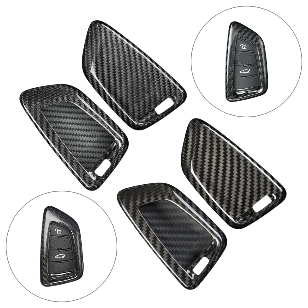 For BMW X1 F48 X5 F15 X6 F165 F45 G11 G12 G30 X-Series Carbon Fiber Car Remote Key Shell Cover Housing Replacement